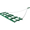 image:imageVEVOR Drag Harrow 4 ft Heavy Duty Tow Behind Drag Harrow with Adjustable Bars amp 72 in Chain Driveway Grader Landscape Rake for ATV UTV Tractor Mower Tow Behind Yard Lawn Leveling Tool6 FT Green