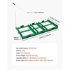 image:imageVEVOR Drag Harrow 4 ft Heavy Duty Tow Behind Drag Harrow with Adjustable Bars amp 72 in Chain Driveway Grader Landscape Rake for ATV UTV Tractor Mower Tow Behind Yard Lawn Leveling Tool4 FT Green