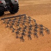 image:imageVEVOR Drag Harrow 4 x 5 ft Chain Harrow  Made from Q235 Steel UTV Tractor Attachments for Landscape Leveling or Sod Prepping Durable Harrow Rake for Gravel Driveway Farm Field Garden Black4 x 4 ft