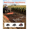 image:imageVEVOR Drag Harrow 4 x 5 ft Chain Harrow  Made from Q235 Steel UTV Tractor Attachments for Landscape Leveling or Sod Prepping Durable Harrow Rake for Gravel Driveway Farm Field Garden BlackSet of 6x16ft  6x15ft