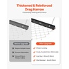 image:imageVEVOR Drag Harrow 4 x 5 ft Chain Harrow  Made from Q235 Steel UTV Tractor Attachments for Landscape Leveling or Sod Prepping Durable Harrow Rake for Gravel Driveway Farm Field Garden Black4 x 5 ft