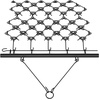 image:imageVEVOR Drag Harrow 4 x 5 ft Chain Harrow  Made from Q235 Steel UTV Tractor Attachments for Landscape Leveling or Sod Prepping Durable Harrow Rake for Gravel Driveway Farm Field Garden Black4x4