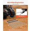 image:imageVEVOR Drag Harrow 4 x 5 ft Chain Harrow  Made from Q235 Steel UTV Tractor Attachments for Landscape Leveling or Sod Prepping Durable Harrow Rake for Gravel Driveway Farm Field Garden Black4 x 5 ft