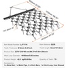 image:imageVEVOR Drag Harrow 4 x 5 ft Chain Harrow  Made from Q235 Steel UTV Tractor Attachments for Landscape Leveling or Sod Prepping Durable Harrow Rake for Gravel Driveway Farm Field Garden Black4x56
