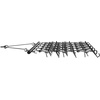 image:imageVEVOR Drag Harrow 4 x 5 ft Chain Harrow  Made from Q235 Steel UTV Tractor Attachments for Landscape Leveling or Sod Prepping Durable Harrow Rake for Gravel Driveway Farm Field Garden Black4 x 56 ft