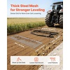image:imageVEVOR Drag Harrow 4 x 5 ft Chain Harrow  Made from Q235 Steel UTV Tractor Attachments for Landscape Leveling or Sod Prepping Durable Harrow Rake for Gravel Driveway Farm Field Garden BlackSet of 6x16ft  6x15ft