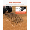 image:imageVEVOR Drag Harrow 4 x 5 ft Chain Harrow  Made from Q235 Steel UTV Tractor Attachments for Landscape Leveling or Sod Prepping Durable Harrow Rake for Gravel Driveway Farm Field Garden Black4 x 56 ft