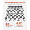 image:imageVEVOR Drag Harrow 4 x 5 ft Chain Harrow  Made from Q235 Steel UTV Tractor Attachments for Landscape Leveling or Sod Prepping Durable Harrow Rake for Gravel Driveway Farm Field Garden Black4 x 4 ft