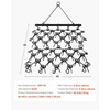 image:imageVEVOR Drag Harrow 4 x 5 ft Chain Harrow  Made from Q235 Steel UTV Tractor Attachments for Landscape Leveling or Sod Prepping Durable Harrow Rake for Gravel Driveway Farm Field Garden Black4 x 4 ft