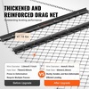 image:imageVEVOR Drag Harrow 4 x 5 ft Chain Harrow  Made from Q235 Steel UTV Tractor Attachments for Landscape Leveling or Sod Prepping Durable Harrow Rake for Gravel Driveway Farm Field Garden Black4 x 5