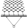 image:imageVEVOR Drag Harrow 4 x 5 ft Chain Harrow  Made from Q235 Steel UTV Tractor Attachments for Landscape Leveling or Sod Prepping Durable Harrow Rake for Gravel Driveway Farm Field Garden Black4x56