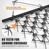 image:imageVEVOR Drag Harrow 4 x 5 ft Chain Harrow  Made from Q235 Steel UTV Tractor Attachments for Landscape Leveling or Sod Prepping Durable Harrow Rake for Gravel Driveway Farm Field Garden Black4x4