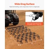image:imageVEVOR Drag Harrow 4 x 5 ft Chain Harrow  Made from Q235 Steel UTV Tractor Attachments for Landscape Leveling or Sod Prepping Durable Harrow Rake for Gravel Driveway Farm Field Garden Black4 x 4 ft