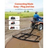 image:imageVEVOR Drag Harrow 66 Width Tow Behind Drag Harrow Q235 Steel Driveway Grader with Adjustable Bars amp Pin Hitch Support up to 50 lbs Tractor Driveway Harrow for ATVs UTVs Garden Lawn Tractors74 in