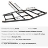 image:imageVEVOR Drag Harrow 66 Width Tow Behind Drag Harrow Q235 Steel Driveway Grader with Adjustable Bars amp Pin Hitch Support up to 50 lbs Tractor Driveway Harrow for ATVs UTVs Garden Lawn Tractors84