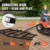 image:imageVEVOR Drag Harrow 66 Width Tow Behind Drag Harrow Q235 Steel Driveway Grader with Adjustable Bars amp Pin Hitch Support up to 50 lbs Tractor Driveway Harrow for ATVs UTVs Garden Lawn Tractors84