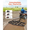 image:imageVEVOR Drag Harrow 66 Width Tow Behind Drag Harrow Q235 Steel Driveway Grader with Adjustable Bars amp Pin Hitch Support up to 50 lbs Tractor Driveway Harrow for ATVs UTVs Garden Lawn Tractors84 in