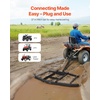 image:imageVEVOR Drag Harrow 66 Width Tow Behind Drag Harrow Q235 Steel Driveway Grader with Adjustable Bars amp Pin Hitch Support up to 50 lbs Tractor Driveway Harrow for ATVs UTVs Garden Lawn Tractors66 in
