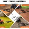 image:imageVEVOR Drag Harrow 66 Width Tow Behind Drag Harrow Q235 Steel Driveway Grader with Adjustable Bars amp Pin Hitch Support up to 50 lbs Tractor Driveway Harrow for ATVs UTVs Garden Lawn Tractors766