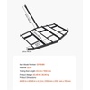 image:imageVEVOR Drag Harrow 66 Width Tow Behind Drag Harrow Q235 Steel Driveway Grader with Adjustable Bars amp Pin Hitch Support up to 50 lbs Tractor Driveway Harrow for ATVs UTVs Garden Lawn Tractors84 in