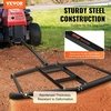 image:imageVEVOR Drag Harrow 66 Width Tow Behind Drag Harrow Q235 Steel Driveway Grader with Adjustable Bars amp Pin Hitch Support up to 50 lbs Tractor Driveway Harrow for ATVs UTVs Garden Lawn Tractors766