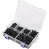 image:imageVEVOR Drip Irrigation Fittings Kit for 14 Tubing 300 Pcs Drip Irrigation System Parts Tees Straight Barb 4 Way Coupling Elbows End Plug Single Barbs Barbed Connectors for Yard Garden Lawn