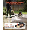 image:imageVEVOR Electric Pressure Washer Pump Kit 1220 PSI 22 GPM Triplex Power Washer Pump with 2 HP Motor 120 V Adjustable Water Pressure for Washing Cars Gardens Exterior Walls Machinery Equipment