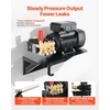 image:imageVEVOR Electric Pressure Washer Pump Kit 1220 PSI 22 GPM Triplex Power Washer Pump with 2 HP Motor 120 V Includes Wall Mount Bracket Spray Gun Wand Hose 5 Nozzles for Washing Cars Gardens