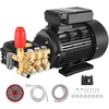 image:imageVEVOR Electric Pressure Washer Pump Kit 1950 PSI 32 GPM Triplex Power Washer Pump with 5 HP Motor 240 V Adjustable Water Pressure for Washing Cars Gardens Exterior Walls Machinery Equipment