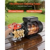 image:imageVEVOR Electric Pressure Washer Pump Kit 1950 PSI 32 GPM Triplex Power Washer Pump with 5 HP Motor 240 V Adjustable Water Pressure for Washing Cars Gardens Exterior Walls Machinery Equipment