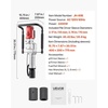 image:imageVEVOR Electric T Post Driver 2200W Handheld Powerful Post Pounder with 217 in55mm 276 in70mm Sleeves for Fence Metal Fencing Farm Garden Construction Landscaping Projects