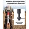image:imageVEVOR Electric T Post Driver 2200W Handheld Powerful Post Pounder with 217 in55mm 276 in70mm Sleeves for Fence Metal Fencing Farm Garden Construction Landscaping Projects