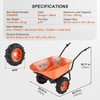 image:imageVEVOR Electric Wheelbarrow Cart 500W Powered Utility Garden Wagon Dump Cart 45 Cu Ft Load amp 573 lbs Capacity with Metal Handle amp 16 Track Wheels Two Wheel Barrow Yard Cart amp Wagons for LawnElectric 45 Cu Ft Load  573 lbs