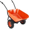 image:imageVEVOR Electric Wheelbarrow Cart 500W Powered Utility Garden Wagon Dump Cart 45 Cu Ft Load amp 573 lbs Capacity with Metal Handle amp 16 Track Wheels Two Wheel Barrow Yard Cart amp Wagons for LawnElectric 45 Cu Ft Load  573 lbs