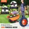 image:imageVEVOR Electric Wheelbarrow Cart 500W Powered Utility Garden Wagon Dump Cart 45 Cu Ft Load amp 573 lbs Capacity with Metal Handle amp 16 Track Wheels Two Wheel Barrow Yard Cart amp Wagons for LawnElectric 45 Cu Ft Load  573 lbs