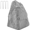 image:imageVEVOR Faux Rock Cover Outdoor Fake Rock Well Pump Cover Realistic Natural Texture Lightweight amp WeatherResistant Polyresin Artificial Boulder for Landscaping Garden Yard Dcor Brown Small SizeIrregular coneMedium sizedark grey