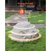 image:imageVEVOR Faux Rock Cover Outdoor Fake Rock Well Pump Cover Realistic Natural Texture Lightweight amp WeatherResistant Polyresin Artificial Boulder for Landscaping Garden Yard Dcor Brown Small SizeIrregular conesmall sizelight grey