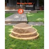 image:imageVEVOR Faux Rock Cover Outdoor Fake Rock Well Pump Cover Realistic Natural Texture Lightweight amp WeatherResistant Polyresin Artificial Boulder for Landscaping Garden Yard Dcor Brown Small SizeIrregular ovalsmall sizesandy yellow