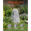 image:imageVEVOR Faux Rock Cover Outdoor Fake Rock Well Pump Cover Realistic Natural Texture Lightweight amp WeatherResistant Polyresin Artificial Boulder for Landscaping Garden Yard Dcor Brown Small SizeIrregular coneMedium sizelight grey