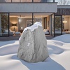 image:imageVEVOR Faux Rock Cover Outdoor Fake Rock Well Pump Cover Realistic Natural Texture Lightweight amp WeatherResistant Polyresin Artificial Boulder for Landscaping Garden Yard Dcor Brown Small SizeIrregular coneMedium sizedark grey