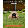 image:imageVEVOR Faux Rock Cover Outdoor Fake Rock Well Pump Cover Realistic Natural Texture Lightweight amp WeatherResistant Polyresin Artificial Boulder for Landscaping Garden Yard Dcor Brown Small SizeIrregular conesmall sizesandy color
