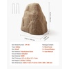 image:imageVEVOR Faux Rock Cover Outdoor Fake Rock Well Pump Cover Realistic Natural Texture Lightweight amp WeatherResistant Polyresin Artificial Boulder for Landscaping Garden Yard Dcor Brown Small SizeIrregular conesmall sizesandy yellow