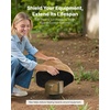 image:imageVEVOR Faux Rock Cover Outdoor Fake Rock Well Pump Cover Realistic Natural Texture Lightweight amp WeatherResistant Polyresin Artificial Boulder for Landscaping Garden Yard Dcor Brown Small SizeIrregular conesmall sizesandy color
