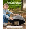 image:imageVEVOR Faux Rock Cover Outdoor Fake Rock Well Pump Cover Realistic Natural Texture Lightweight amp WeatherResistant Polyresin Artificial Boulder for Landscaping Garden Yard Dcor Brown Small SizeIrregular ovalMediumdark grey