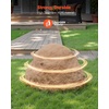 image:imageVEVOR Faux Rock Cover Outdoor Fake Rock Well Pump Cover Realistic Natural Texture Lightweight amp WeatherResistant Polyresin Artificial Boulder for Landscaping Garden Yard Dcor Brown Small SizeIrregular ovalMedium sizesandy yellow