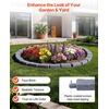 image:imageVEVOR Faux Stone Landscape Edging No Dig Garden Edging Border Flexible Blocks for Lawn Edging Flower Beds Driveway Yards with 12 Spikes 4 Pack 24 Bricks 16FT Kit 465 Lx 37 W x 22 H GreySandstone Gray