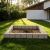image:imageVEVOR Faux Stone Landscape Edging No Dig Garden Edging Border Flexible Blocks for Lawn Edging Flower Beds Driveway Yards with 12 Spikes 4 Pack 24 Bricks 16FT Kit 465 Lx 37 W x 22 H GreyBeige