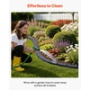 image:imageVEVOR Faux Stone Landscape Edging No Dig Garden Edging Border Flexible Blocks for Lawn Edging Flower Beds Driveway Yards with 12 Spikes 4 Pack 24 Bricks 16FT Kit 465 Lx 37 W x 22 H GreyCharcoal Black