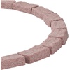 image:imageVEVOR Faux Stone Landscape Edging No Dig Garden Edging Border Flexible Blocks for Lawn Edging Flower Beds Driveway Yards with 12 Spikes 4 Pack 24 Bricks 16FT Kit 465 Lx 37 W x 22 H GreyBrown