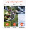 image:imageVEVOR Faux Stone Landscape Edging No Dig Garden Edging Border Flexible Blocks for Lawn Edging Flower Beds Driveway Yards with 12 Spikes 4 Pack 24 Bricks 16FT Kit 465 Lx 37 W x 22 H GreySandstone Gray